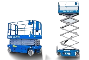 รถลิฟท์กระเช้าแบบ Scissor Lift